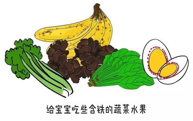 宝宝轻微缺铁的食疗法