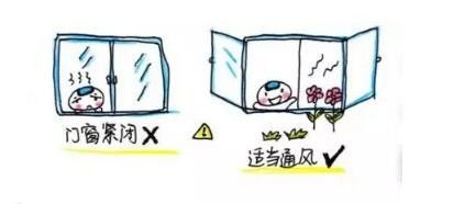 孩子发烧房间要通风透气