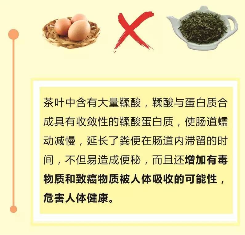 吃完鸡蛋后别喝茶